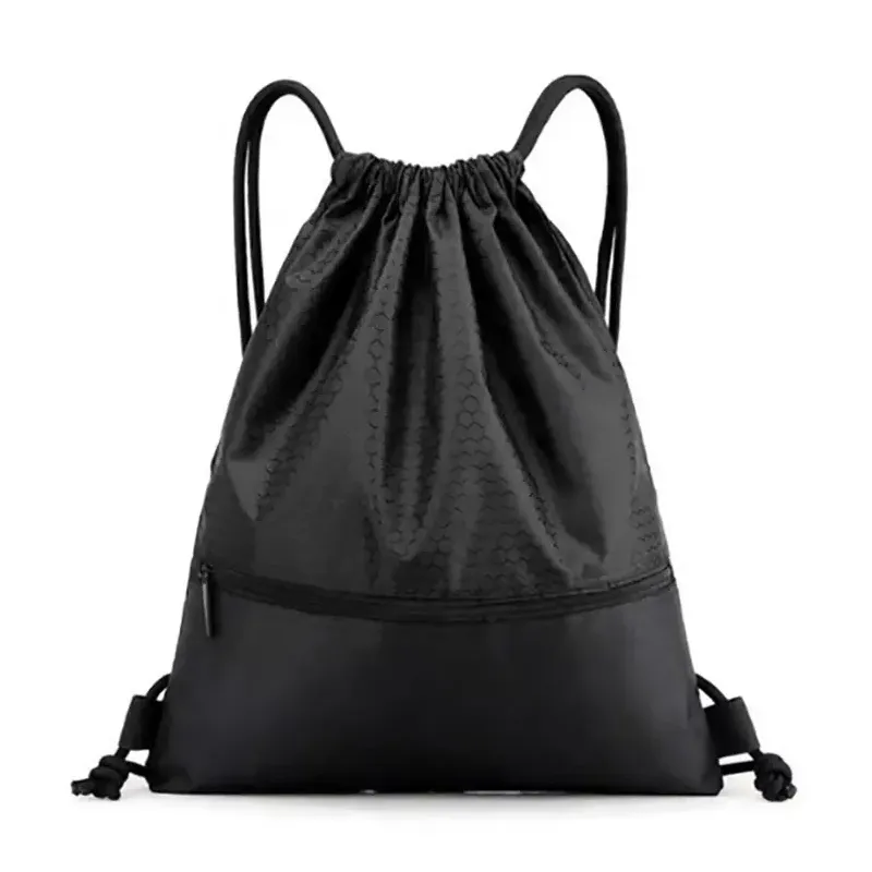 Portable Drawstring Lightweight Foldable Backpack Outdoor Travel Sports Bag For Men Women_voghion.com