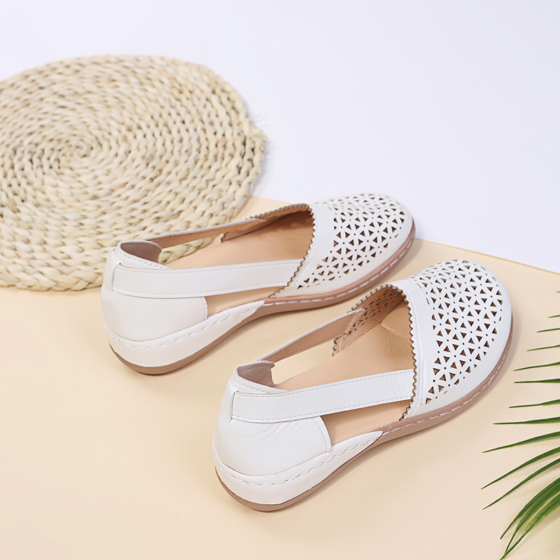 Modische, lässige, perforierte Schuhe für Damen_voghion.com