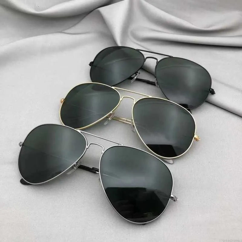 Modische, klassische Sonnenbrille für Herren und Damen, Designer-Sonnenbrille zum Autofahren, Metallrahmen, Glaslinse, Retro-Piloten-Sonnenbrille für den Außenbereich_voghion.com