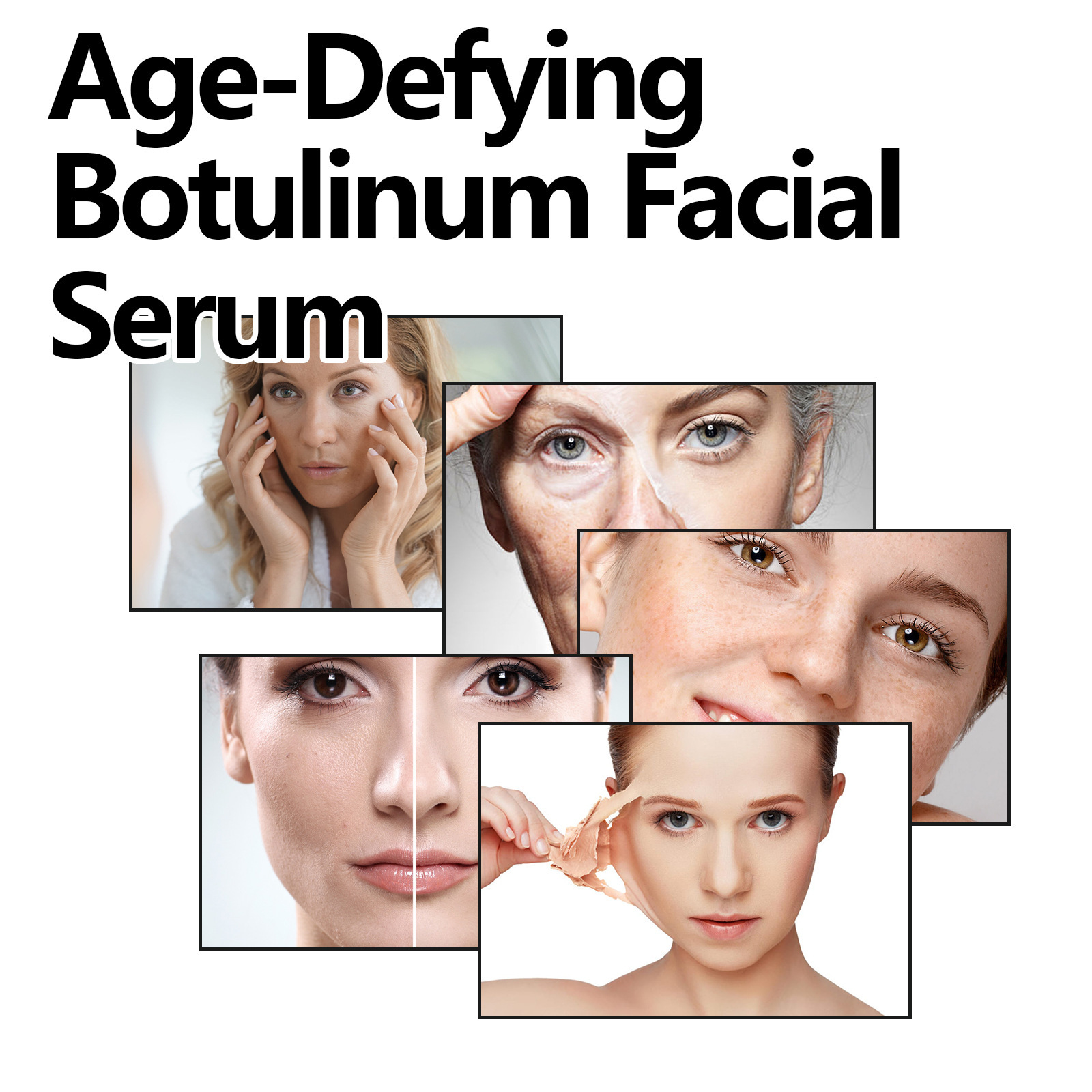 Le liquide d'essence facial anti-âge Hoygi peut éclaircir les rides des pattes d'oie, réduire les taches brunes, rendre la peau ferme et élastique_voghion.com