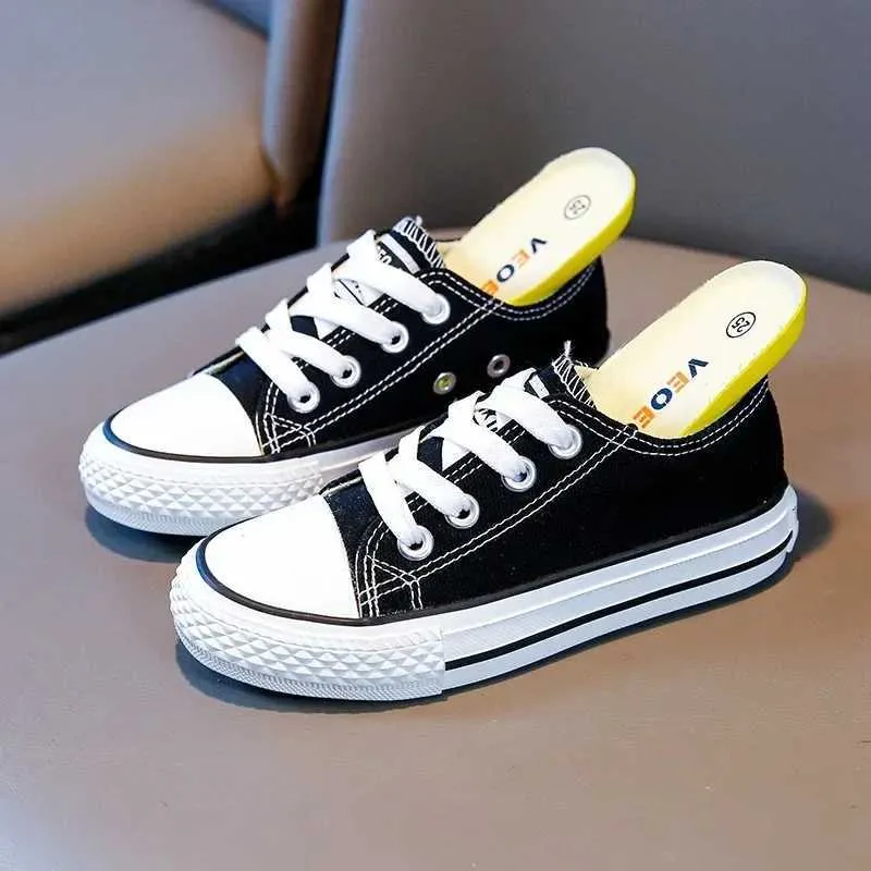 Athletic Outdoor Childrens low top canvas boys outdoor running shoes breathable and wear-resistant girls sports_voghion.com