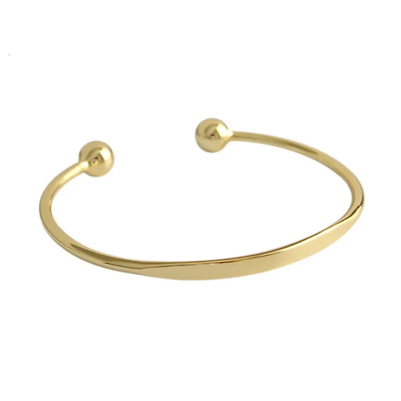 Pulseiras de charme de prata clássicas FINS para mulheres, pulseiras femininas com contas de prata, presentes 240507_voghion.com