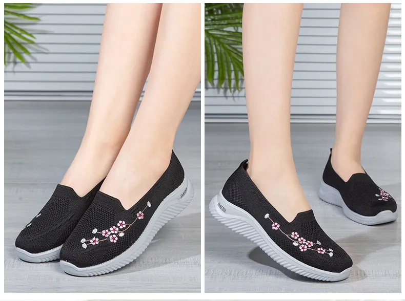 Sneakers slip-on donna comode scarpe da camminata casual_voghion.com