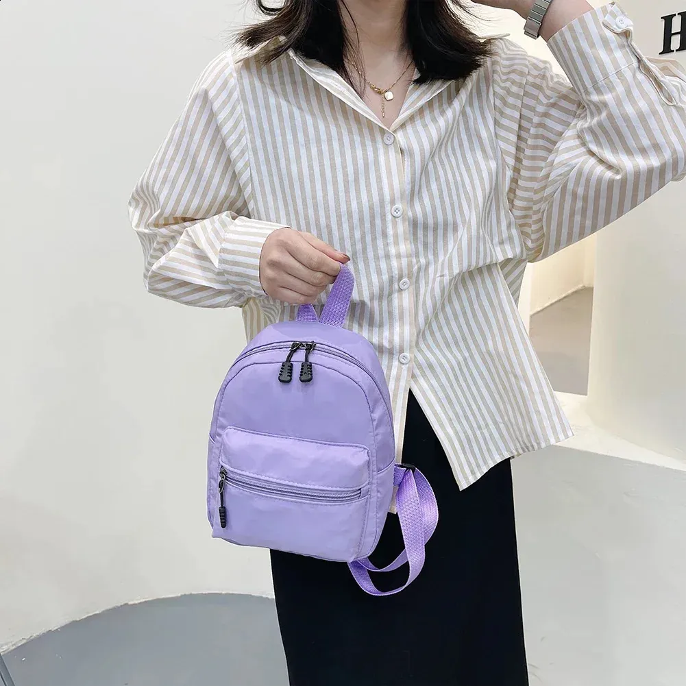 Mini Rucksack Für Damen Wasserdichter Nylon Freizeit Wanderrucksack_voghion.com