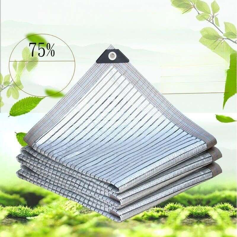 [Evaluare favorabilă 96%] Protecție solară din folie de aluminiu, ecran de protecție solară, umbrire, izolație termică, densificată, îngroșată, pentru curte_voghion.com