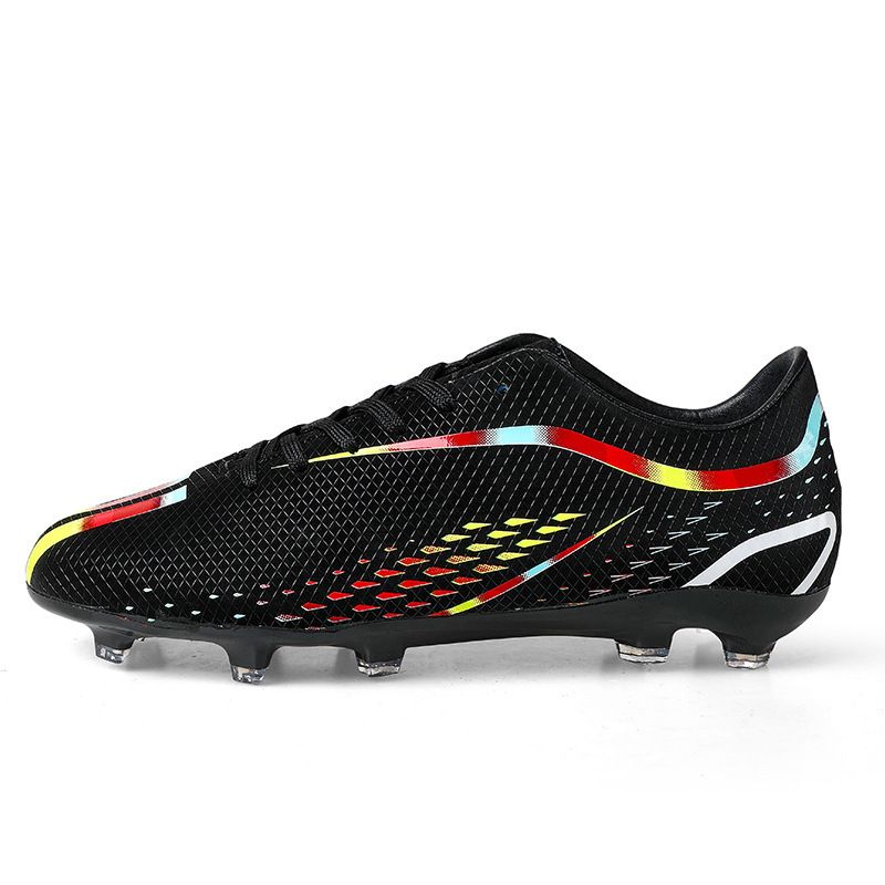 Fußballschuhe Herren und Damen mit langen gebrochn Spikes, professionelle Trainings-Sneakers, Sportschuhe für_voghion.com