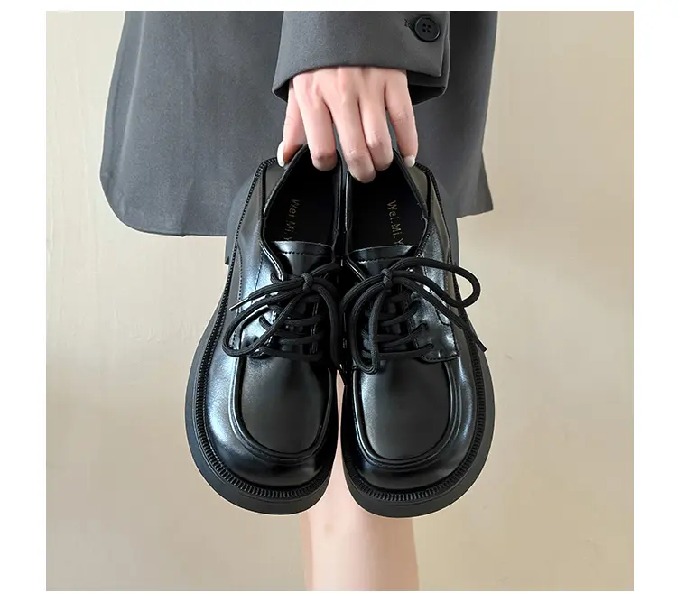 Loafers Neue Mary Jane Ein-pedal Kleine Lederschuhe Einzelne Schuhe_voghion.com