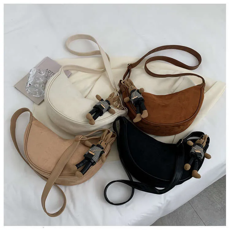 Borsa a tracolla e borsa a spalla dumpling in tweed smerigliato_voghion.com