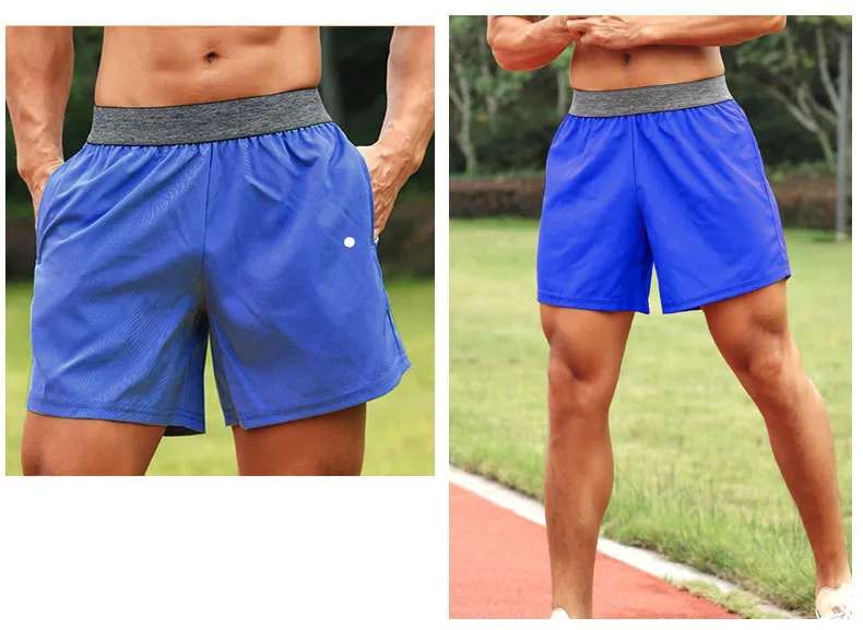 Men's Shorts Yoga Outfit Men Short Pants Running Sport Basketball Breathable Trainer Trousers Adult Sportswear Gym_voghion.com