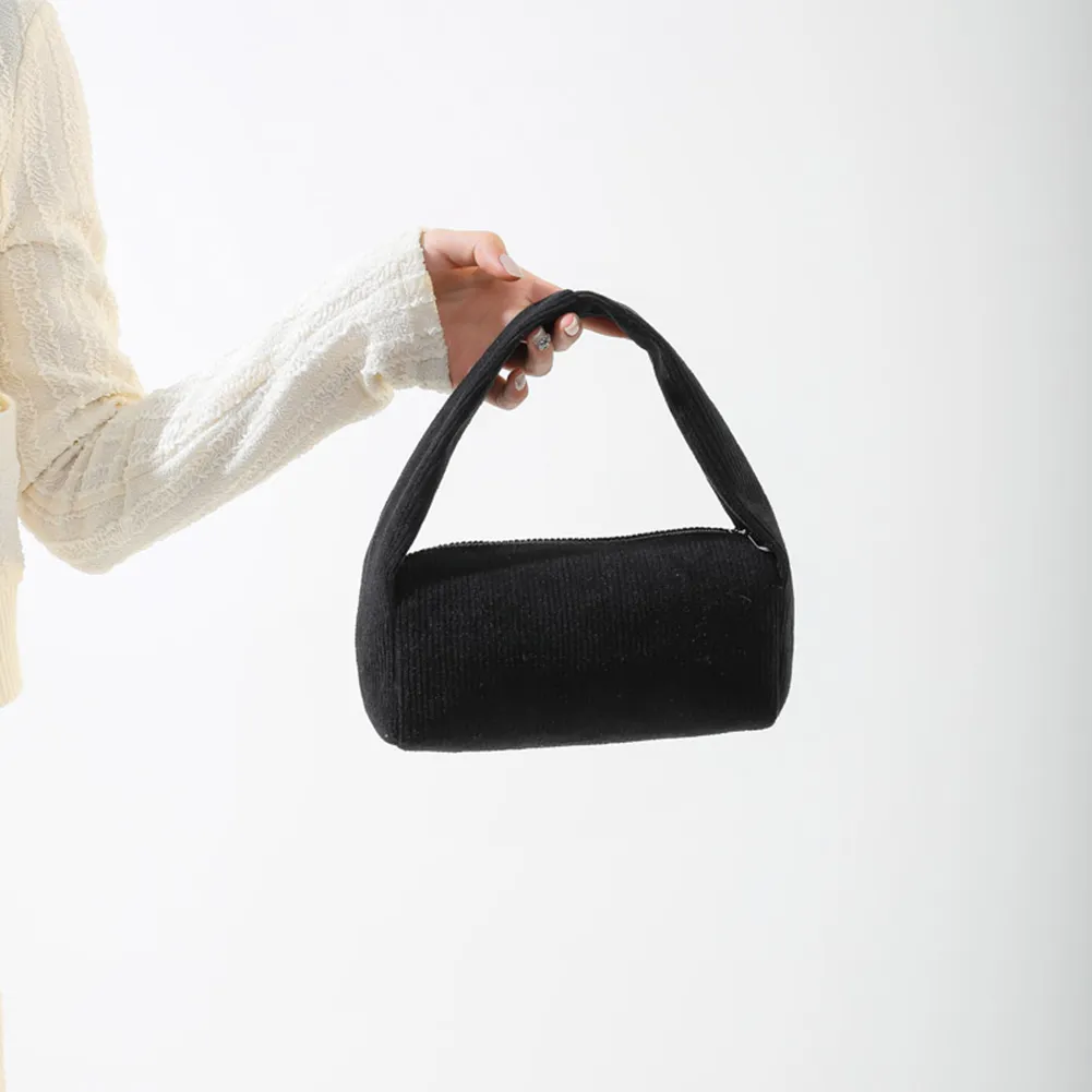 Frauen Taschen Winter Cord Schulter Tasche Casual Reise Achselhöhle Einkaufen Telefon Beutel Zipper Weibliche Handtasche Kupplung_voghion.com