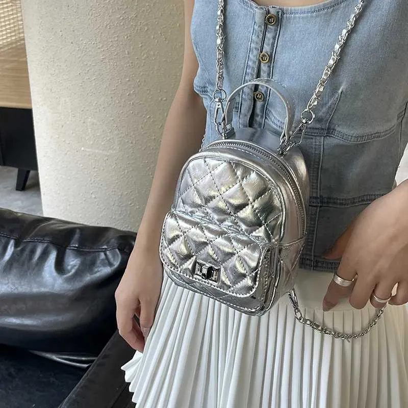 Mini Rucksack Für Damen Modischer Pu Leder College Reise Rucksack_voghion.com
