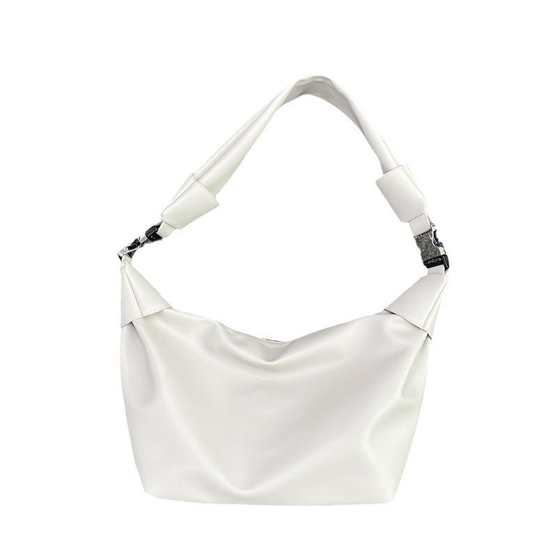 Version der einfachen Knödeltasche aus weichem Leder, 2025 neue Herrentasche, einfarbige Pendlertasche_voghion.com