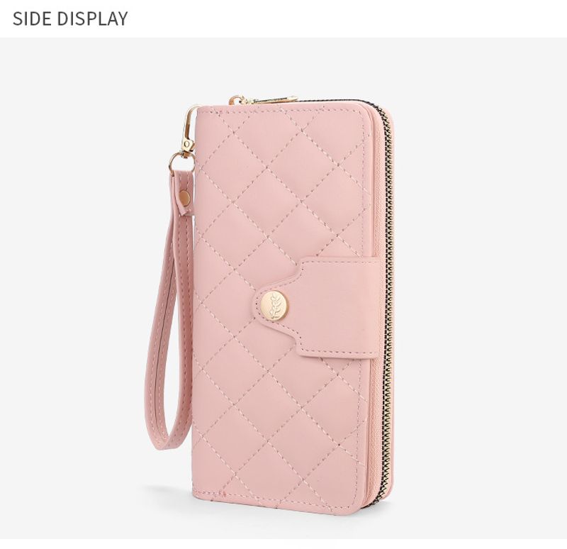 Brieftasche Clutch Lange Damen Weibliche Handy Münze Multifunktions-Kartentasche Kleine Geldbörse Mädchen_voghion.com