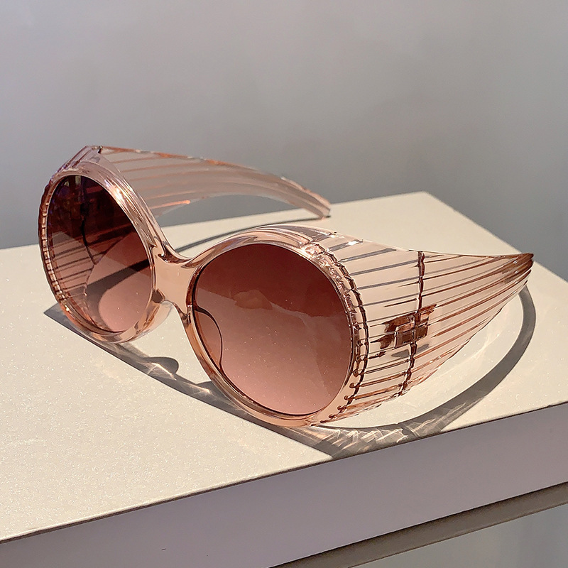 European and American fashion full frame large frame sunglasses one-piece double beam driving sunglasses anti-ultraviolet cross-border wholesale_voghion.com