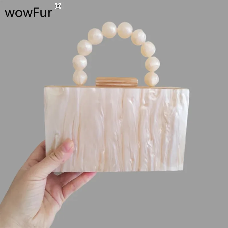 Sac à main en perles avec poignée en Chine, usine, vendeur, sac à main en acrylique pour femmes, pochettes de soirée, fête, voyage, plage_voghion.com