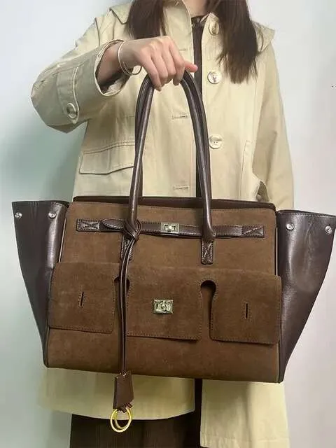 Grande capacidade de viagem Lag Design Bolsa e bolsa Fmal Tot Bags para mulheres Shoppr Shoulder Womn's Bag grande_voghion.com