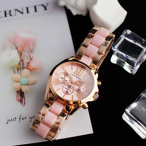 2022 New Ceramic White Bracelet Jelly Waterproof Watch, Vintage Casual College Style Quartz Watch For Trendy Women