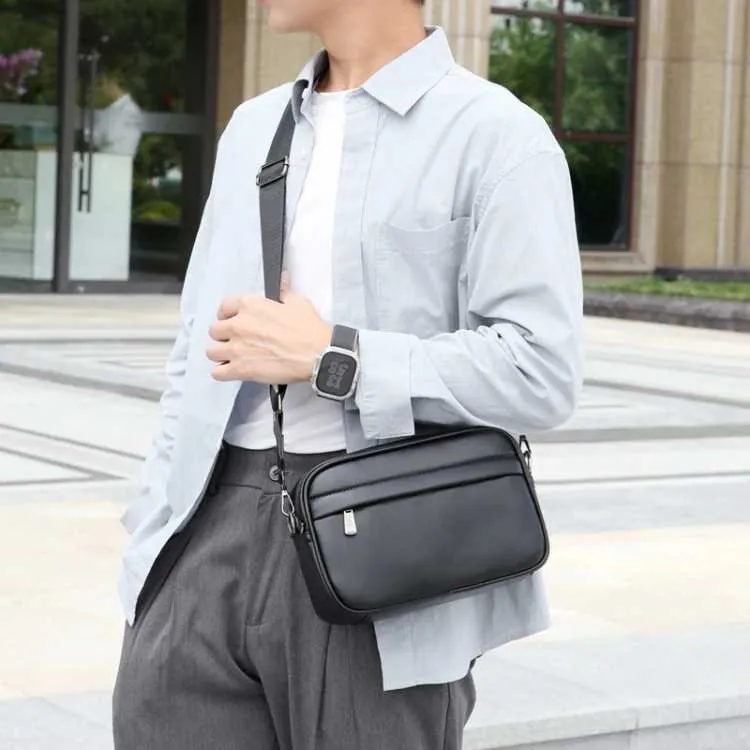 Design Piccole Borse a Tracolla Alta Qualità Uomo Borsa a Tracolla Tendenze Moda Uomo Borsa a Tracolla Ba241212_voghion.com