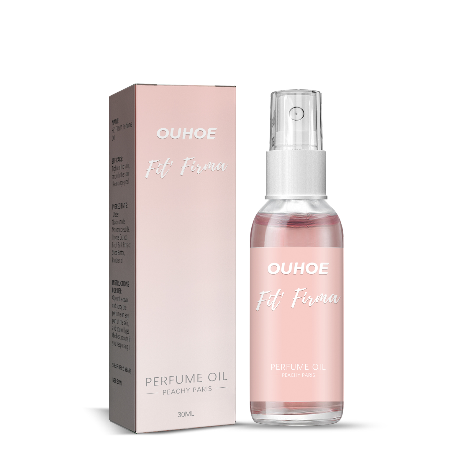 OUHOE Firming Perfume Body Oil Mist Toning Huidverzorging Voedende Sculpting Spray Met Natuurlijke Essentie_voghion.com