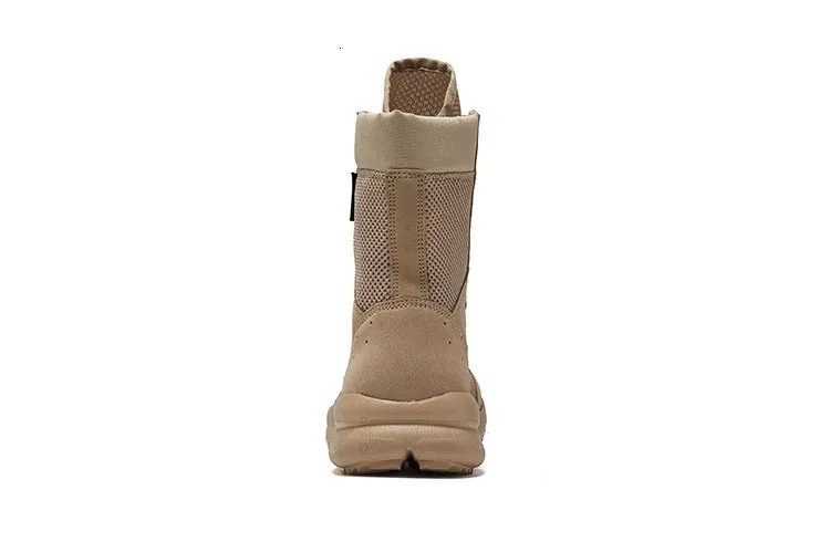 Waterproof Men's Work Ankle Boots Lace Up Motorcycle Boots_voghion.com