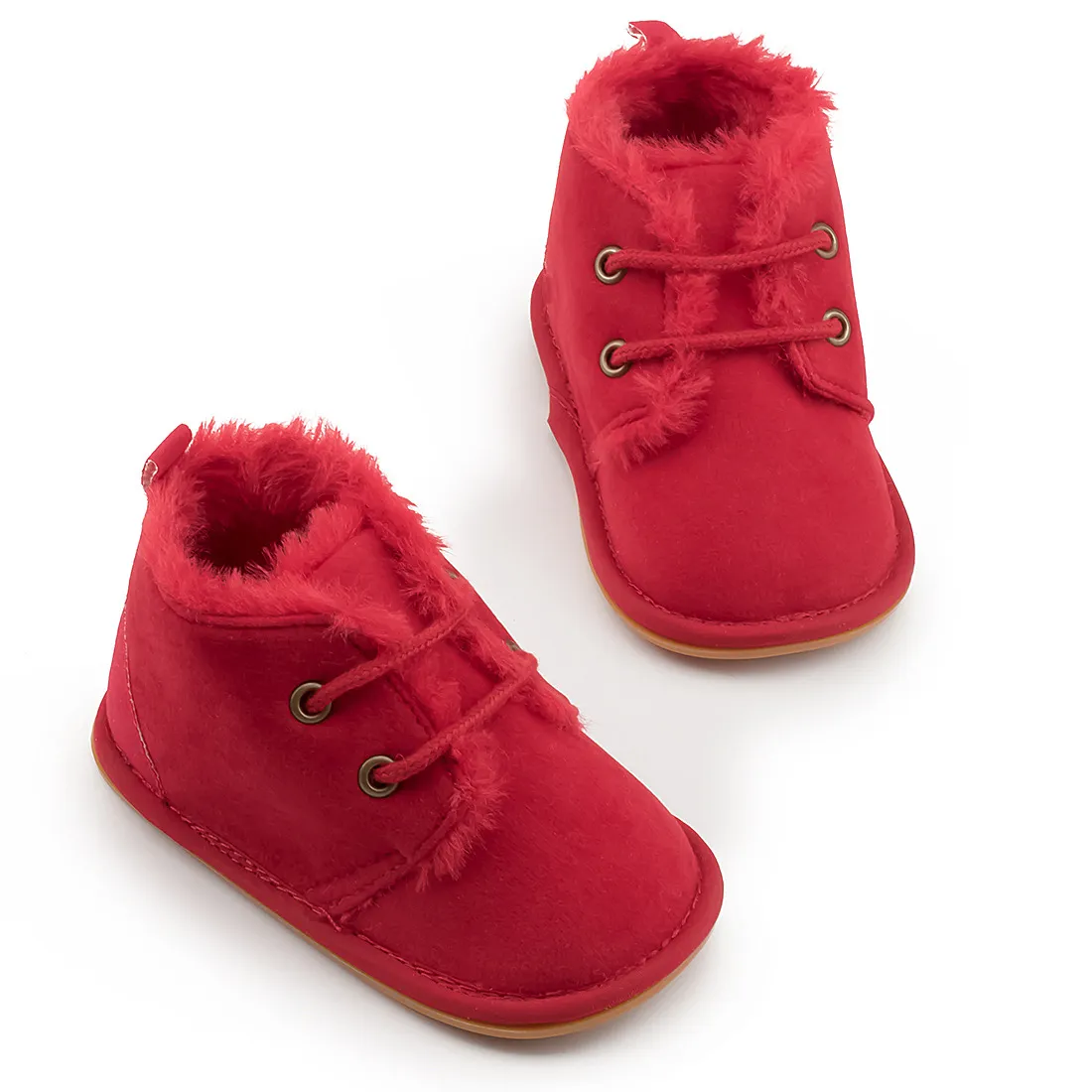 Botines de nieve de invierno para bebé, cálidos y esponjosos, Happysteps, botas para niño y niña, suela de goma, antideslizantes, suaves, para recién nacidos_voghion.com
