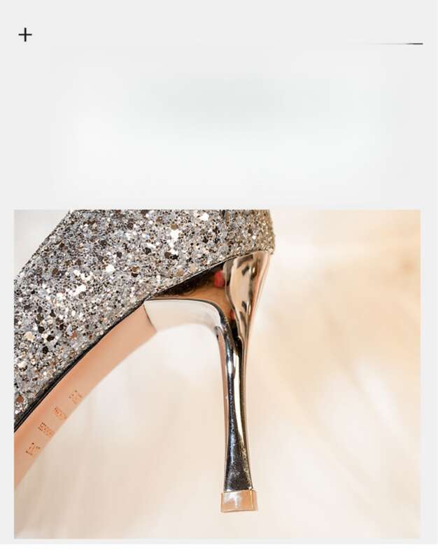 Wedding Dress, Two Pairs Of Bridal Shoes, Women's Size Bridal Shoes_voghion.com