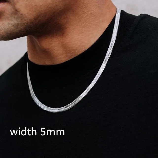Catene Corda Catena Cubana Collana Uomo 2022 Moda Temperamento Acciaio Inossidabile Choker Link Per Gioielli RegaloChains Sidn22_voghion.com