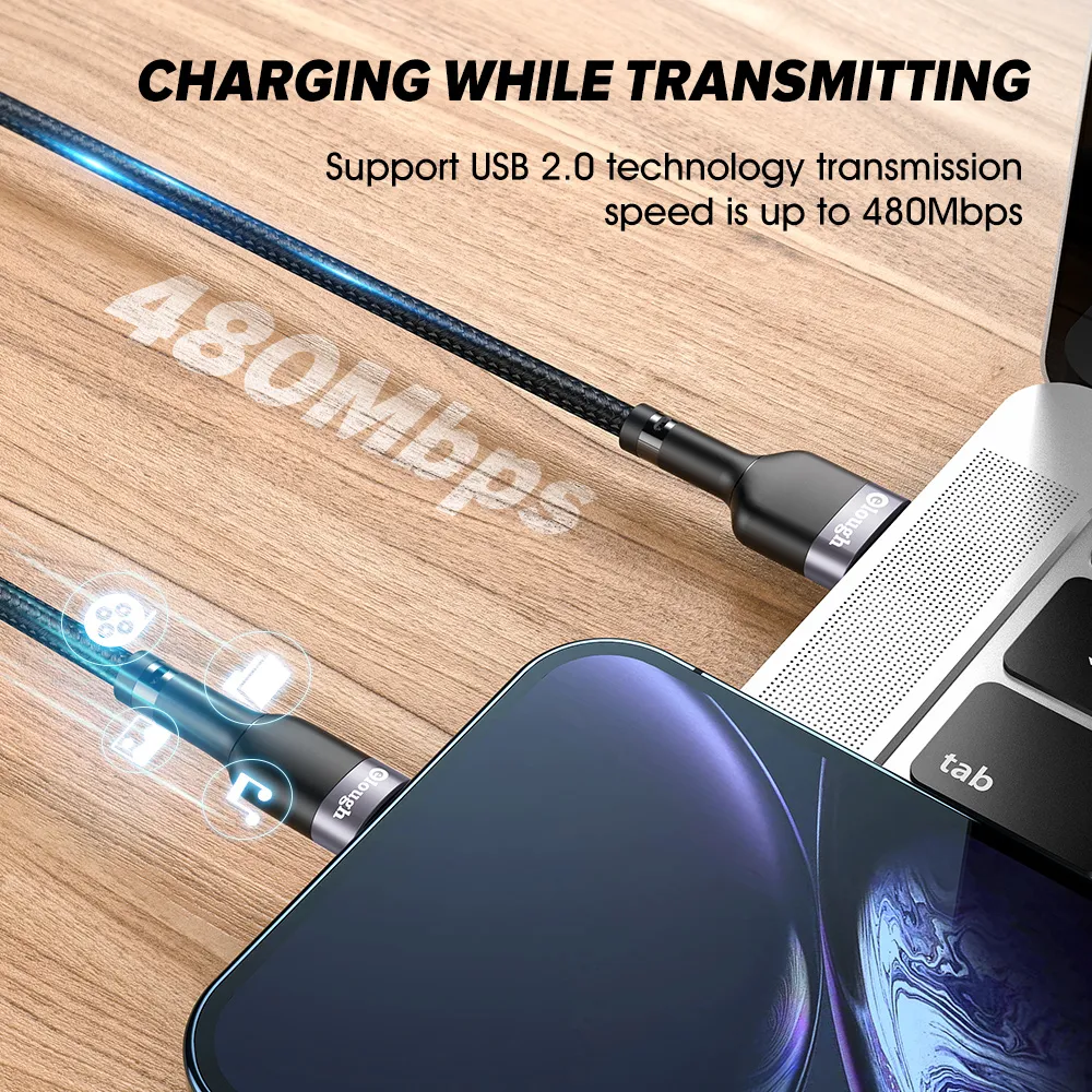 Cable tipo C de carga rápida para Xiaomi Redmi Realme Poco, cable micro USB tipo C._voghion.com
