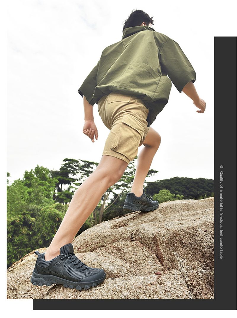 Extra große Größe rutschfeste Wüste Outdoor Wandern Freizeitschuhe Militärstiefel Funktionsschuhe_voghion.com