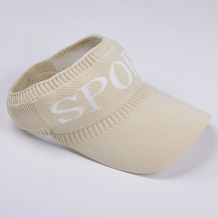 Sports Visor Women's Straw Hat Breathable Sun Hat For Summer_voghion.com
