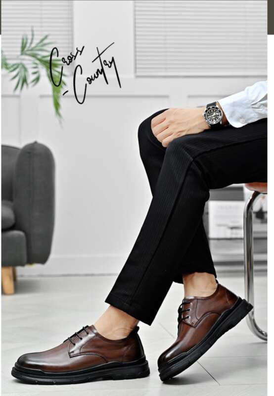 Und Sommer Frühling Neues übergroßes 5 cm großes Busins-Leder mit zwei Schichten Rindsleder, formelle britische Mode, lässiges Herren-Rindsleder,_voghion.com