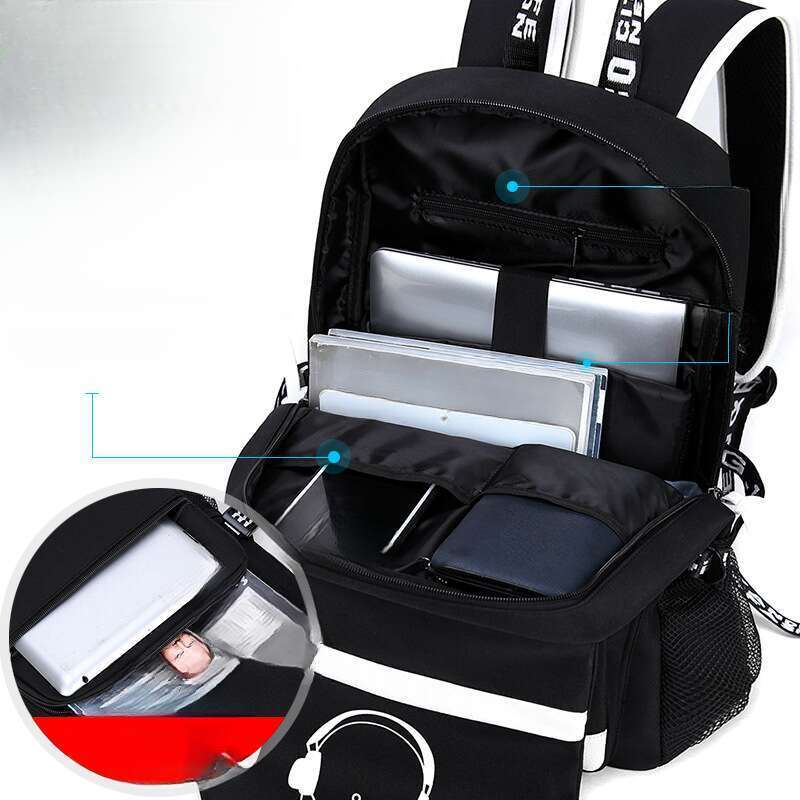 student Men's Casual Trend Large Capacity Backpack, Lightweight Spine Protection, Suitable For Middle School Students,_voghion.com