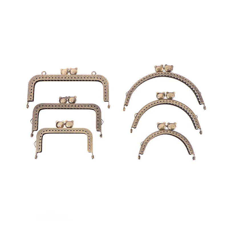 1 pz 8,5/10,5/12,5 cm testa di gatto manico per borsa in metallo per pochette borsa chiusura a scatto accessori per borse_voghion.com