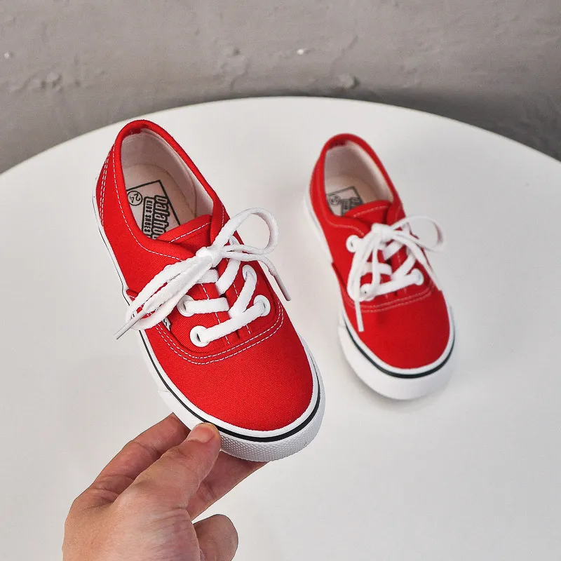 Kid Canvas Checkered Casual Sneakers For Boys And Girls_voghion.com
