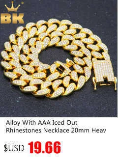 Bracelet cuban link iced out pour homme avec strass en strass_voghion.com
