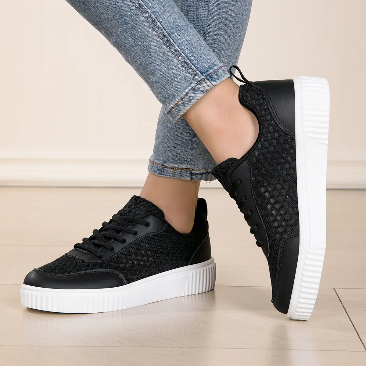 Casual High-elastic Flying Woven Shoes Trendy Shoes Women's Shoes Good Breathability Summer Casual Flying Woven Shoes_voghion.com
