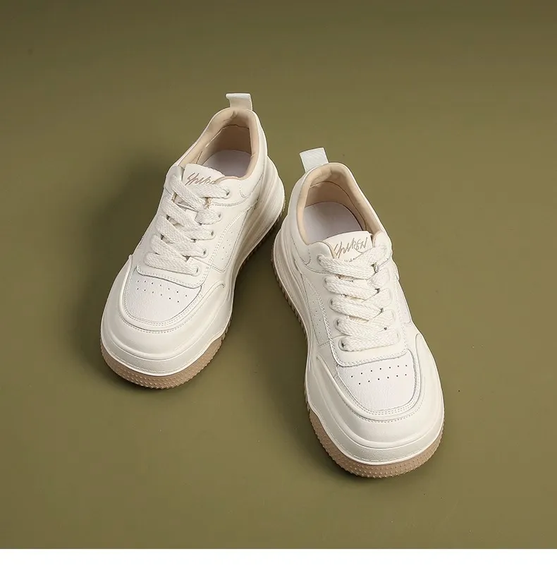 Mocassini da coppia con punta tonda e suola spessa e taglio basso con rete per una traspirabilità confortevole e un look casual alla moda._voghion.com