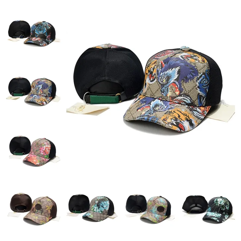 Gorra de béisbol con diseño de flores, plantas, animales, clásica, con letras, a la moda, para hombre y mujer, gorra para el sol, gorra deportiva_voghion.com
