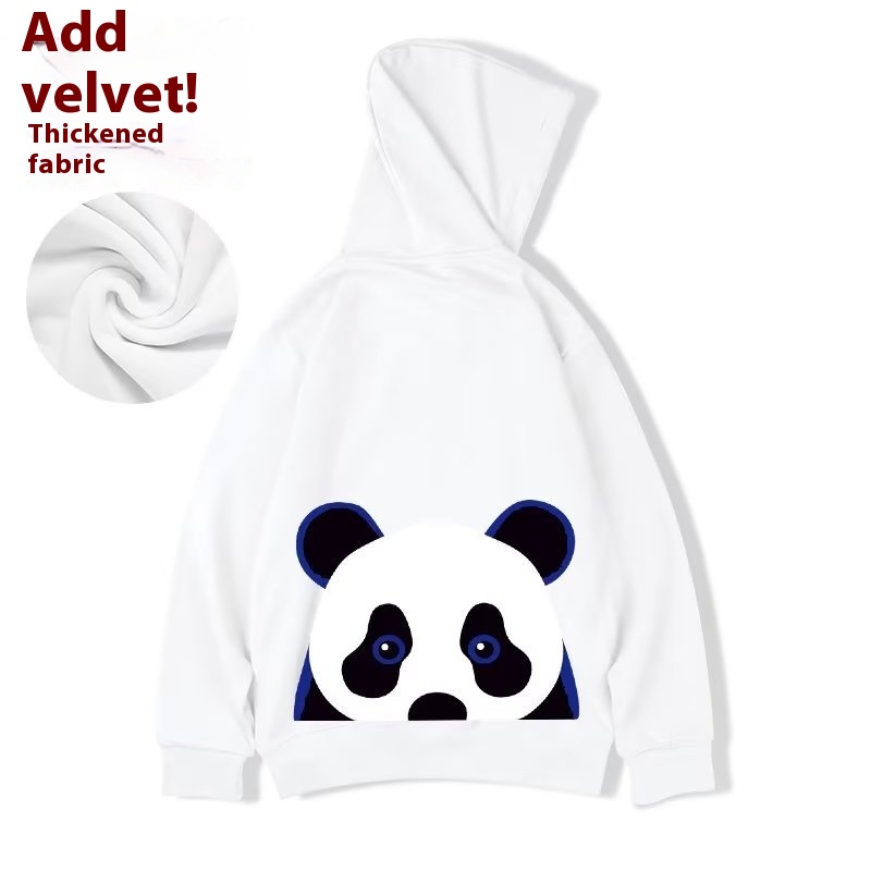 Men's Oversized Plush Hoodie For Autumn And Winter Thickened_voghion.com