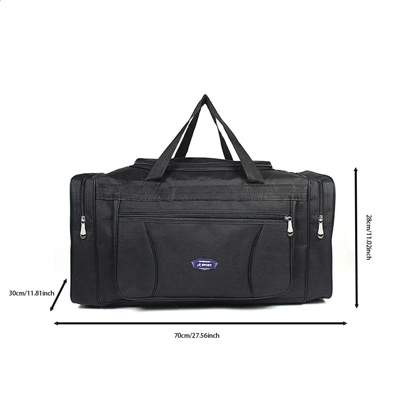 Foldable Duffel Bag Large Capacity Travel Handbag Waterproof_voghion.com