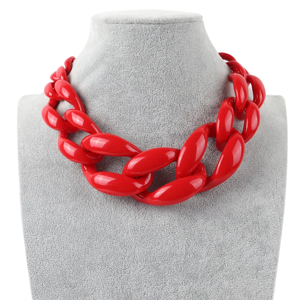 Collier ras du cou tendance en résine pour homme, pendentif, bijou, ornement, cadeau, accessoire, anniversaire_voghion.com
