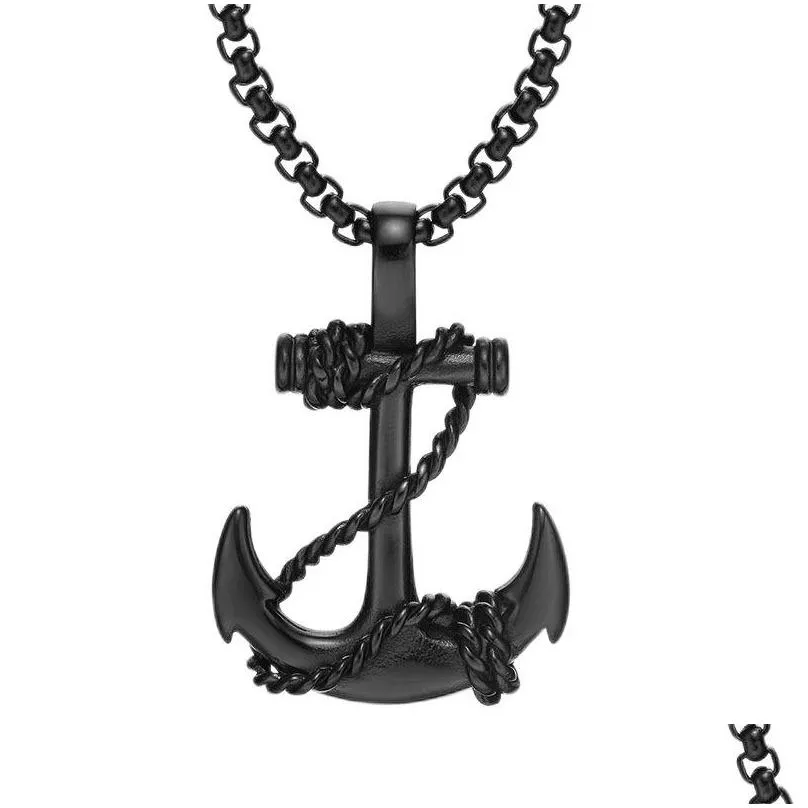 Anker Kettenanhänger Vintage Maritimes Design Für Damen Und Herren_voghion.com