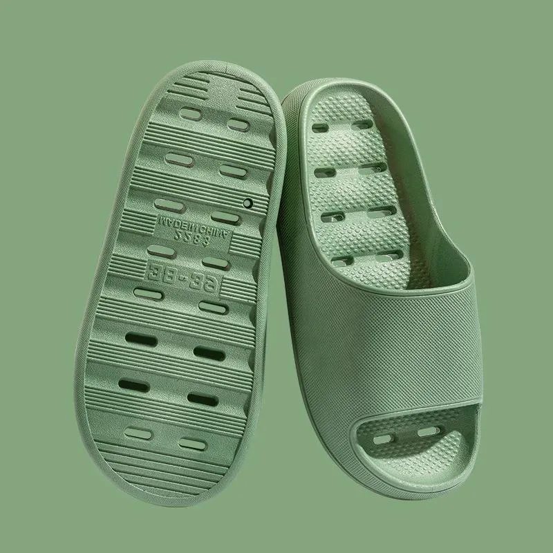 Unisex-Hausschuhe mit dicker Sohle, undichte, schnelltrocknende, weiche Hausschuhe für den Innenbereich_voghion.com