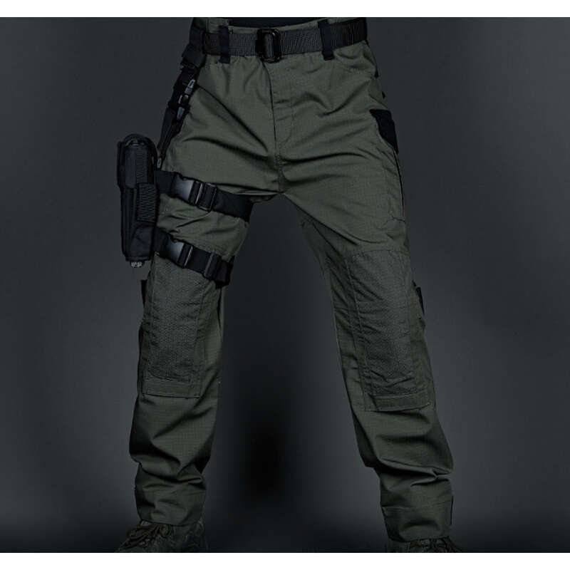 New Beetle Range Tactical vīriešu darba bikses ar daudzfunkcionālu somu, pavasara/rudens, ūdensizturīgas un plīsumizturīgas._voghion.com
