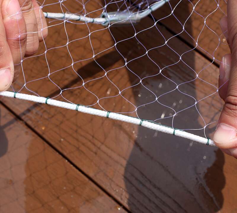 Anel de alumínio sem anel de alumínio, rede de pesca de arame único, rede de pesca feita à mão_voghion.com