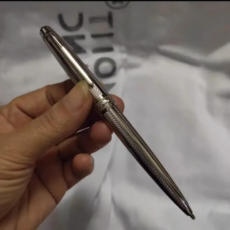 Penna a sfera a sfera con penna a sfera a stella in cristallo piatto MB Urban Speed di lusso all'ingrosso, penna stilografica per ufficio placcata in PVD, Mb003_voghion.com