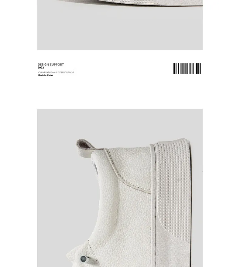 Uomo Classiche Sneakers Bianche Casual Morbide in Pelle con Lacci Moda Uomo Scarpe da Passeggio all'Aperto Scarpe da Ginnastica Maschili_voghion.com