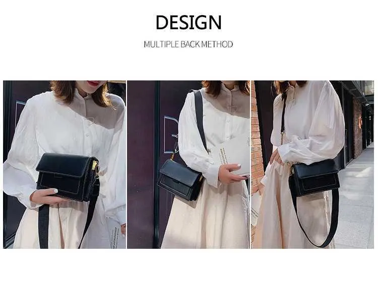Mini Leder Umhängetaschen für Frauen 2022 Kette Schulter einfache Dame Reise lange Gürtel Geldbörsen und Handtaschen Cross Body_voghion.com