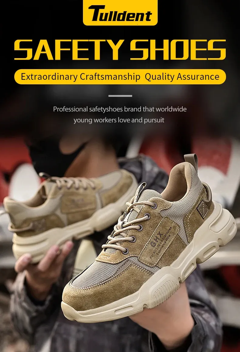 Chaussures de sécurité pour homme avec embout en acier renforcé_voghion.com