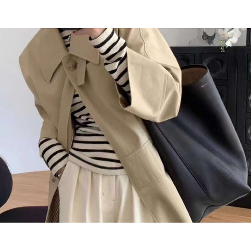Borsa a secchiello in pelle 2025, grande capacità, borsa a tracolla alla moda in pelle di mucca_voghion.com